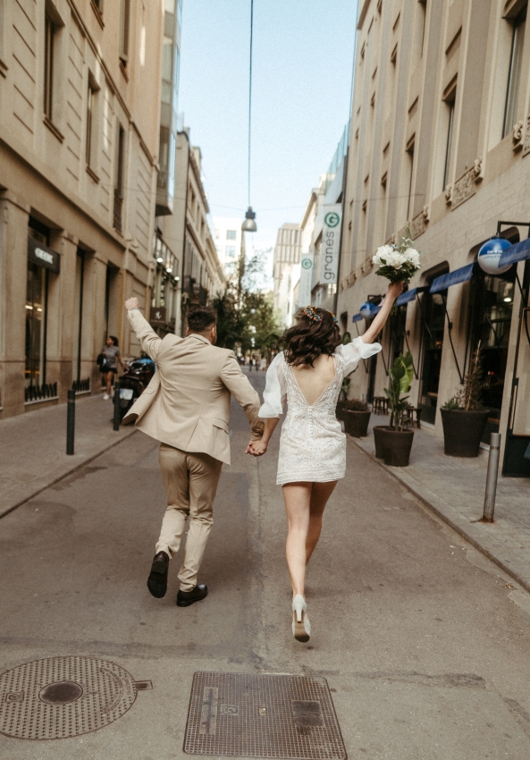 Nvies de ciutat - Romantic bride in Barcelona